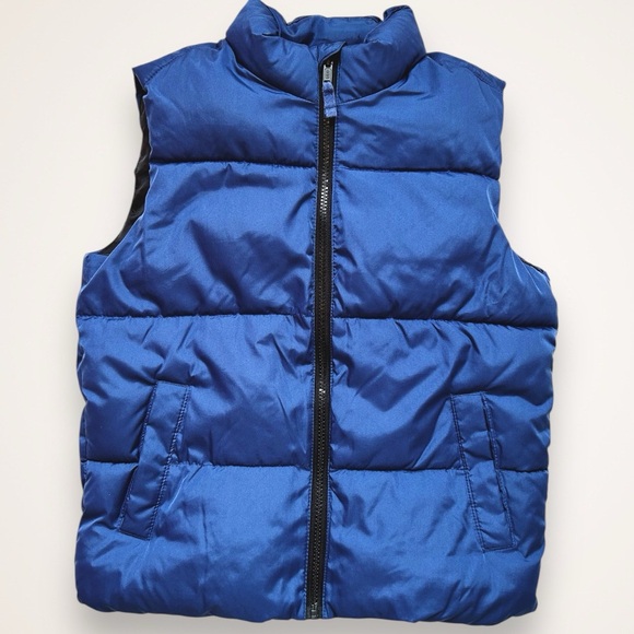 Old Navy Blue Puffer Vest M(8) - Picture 1 of 5